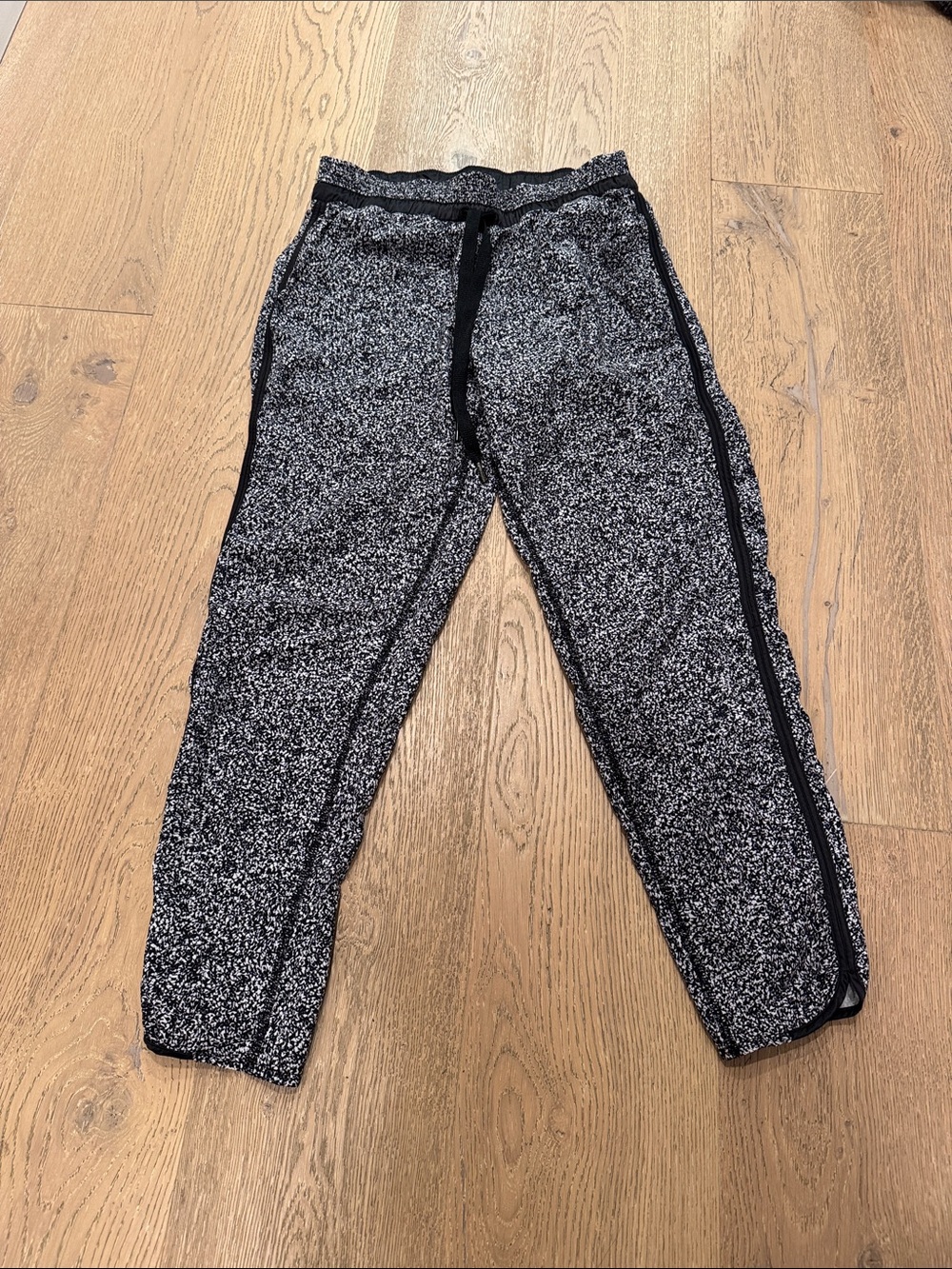 lululemon athletica Black and White Speckled Joggers